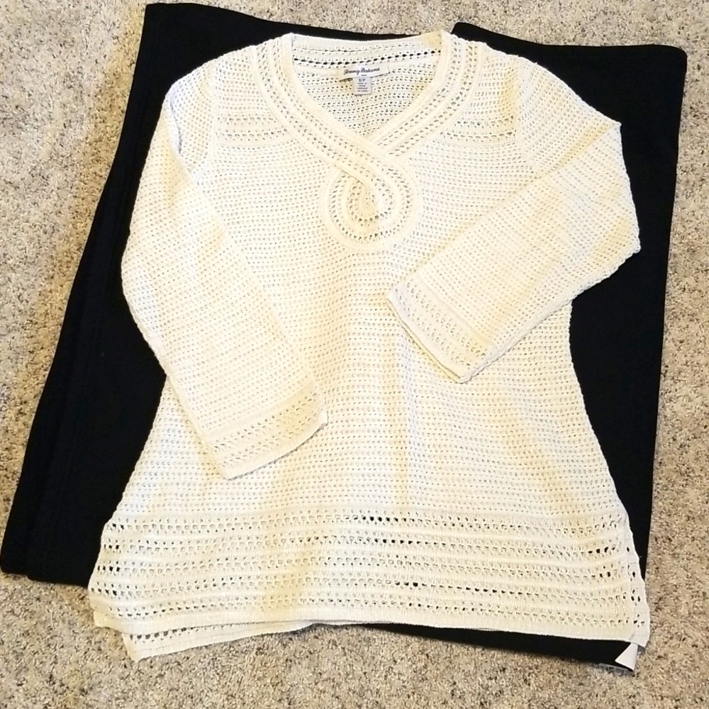 Tommy Bahama sweater.